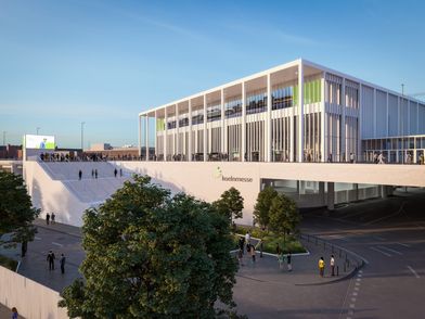 Exterior view of the new Confex digital conference center