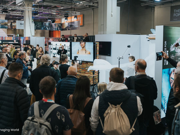 Guests at the trade fair Imaging World