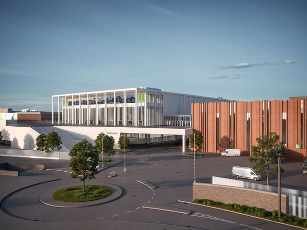 Visualization of the Koelnmesse Confex Hall