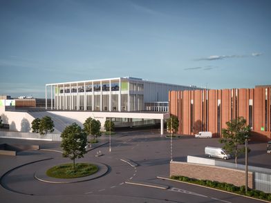 Visualization of the Koelnmesse Confex Hall