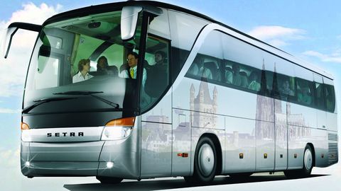 Silver coach in Cologne